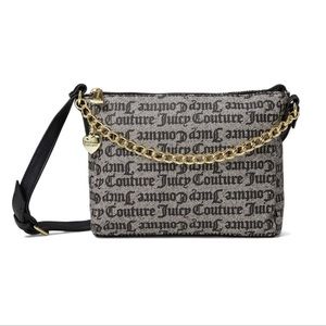 Gothic Logo Black "Hang on Tight" crossbody purse